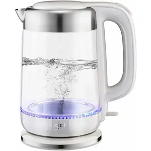 Hot Water Kettle, IKICH 1.7L BPA-Free Electric Kettle 1500W Fast Boiling water, Cordless Glass Kettle with Led Indicator, Auto Shut-Off & Boil-Dry Protection