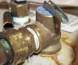Hot water heater pressure relief valve leaking. AllWaterProducts.com