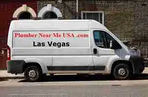 White van. PlumberNearMe.com Las Vegas