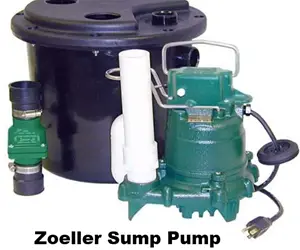 Zoeller sump pump. Use indoors or outdoors.